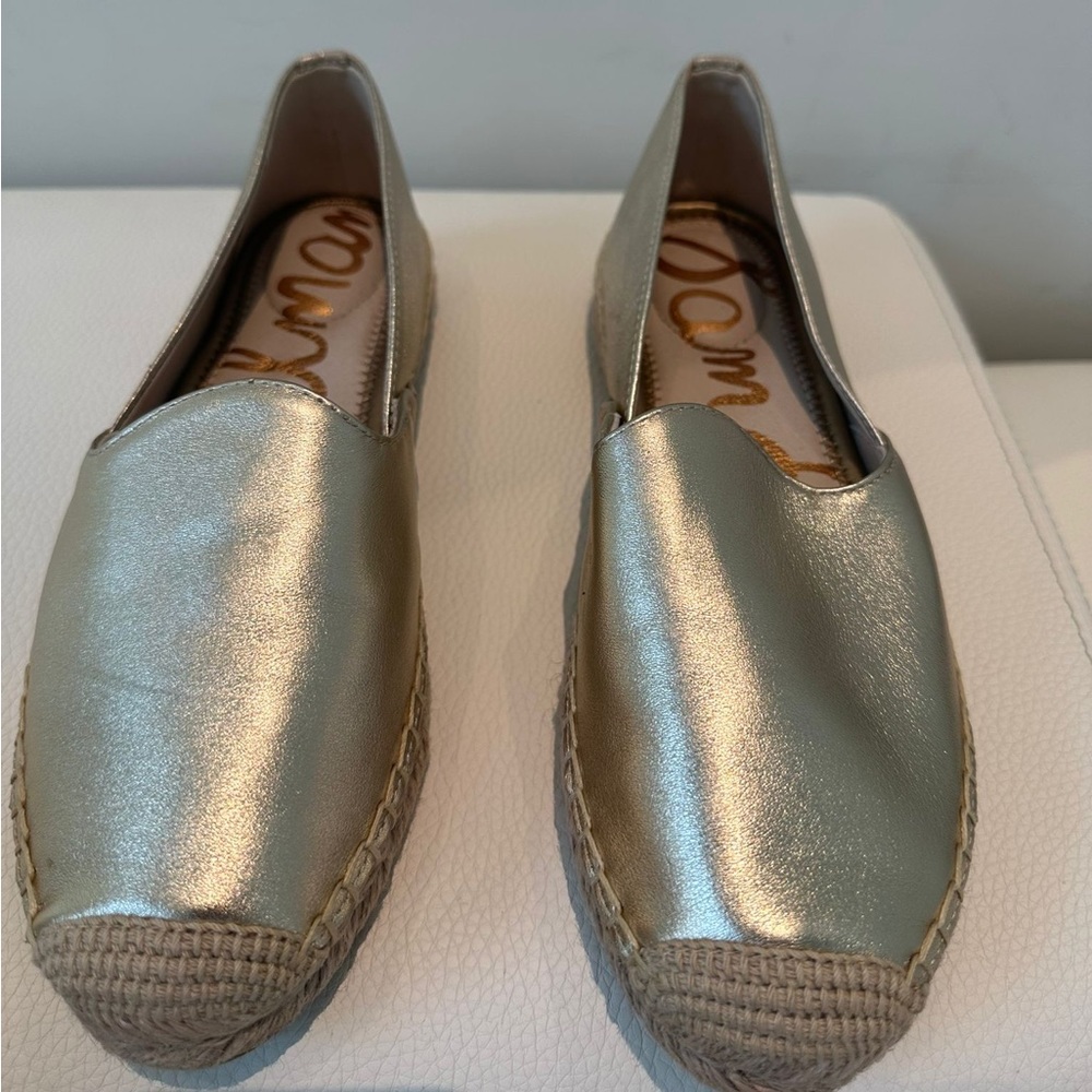 NWT ✨Sam Edelman Gold Krista Espadrilles